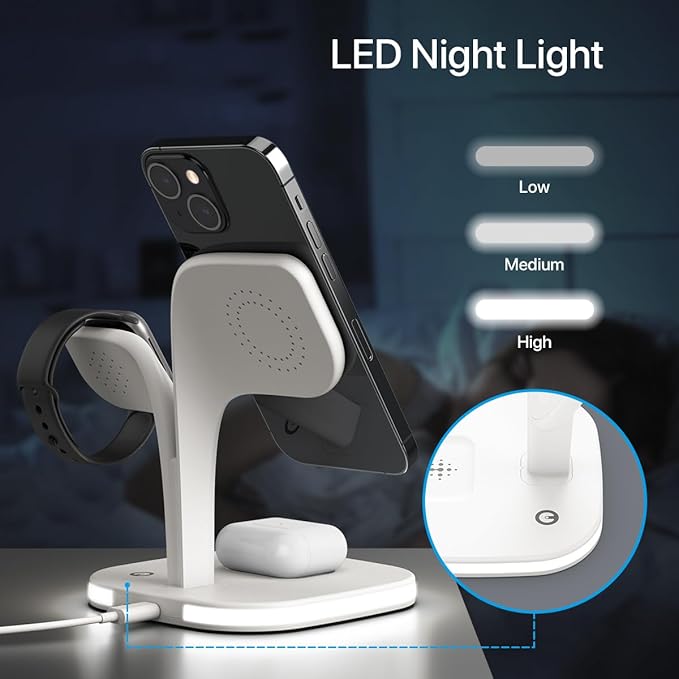 EXW for Magsafe Charger Stand, Charging Station for Multiple Devices, Wireless - Image 5