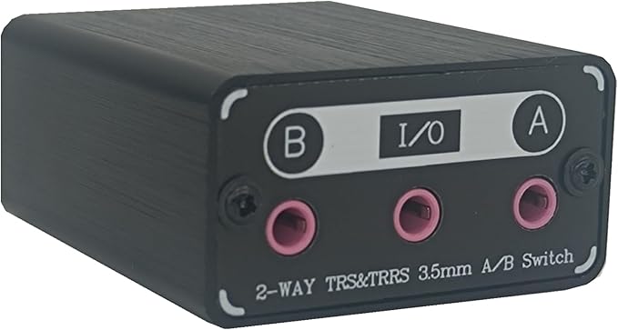 SPRODIO 2 Way in-line 3.5mm Audio Switch Box A/B Selector Switcher Compatible - Image 5