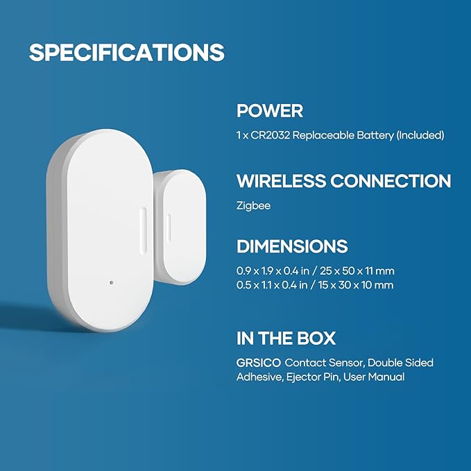 Zigbee Door Sensor 4 Pack, Mini Smart Door Sensor, Home Automation, Kid Safety - Image 8