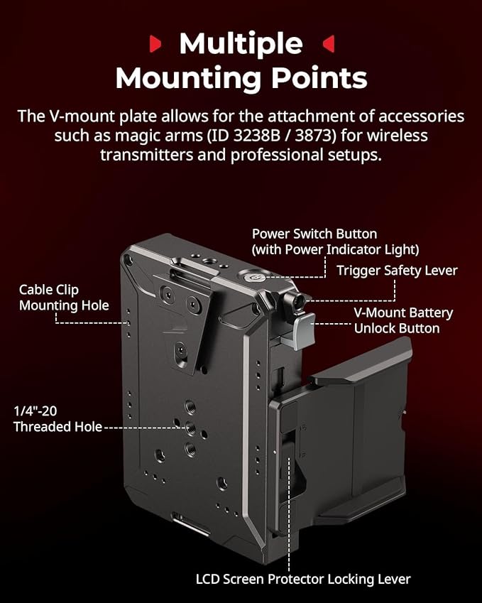SMALLRIG V Mount Battery Plate - Image 6