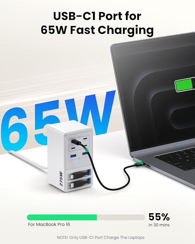 USB C Charger 275W Charging Station - Image 5