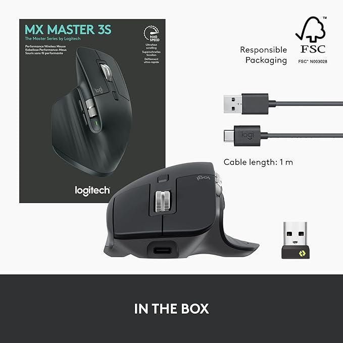 Logitech MX Master 3S Wireless Mouse Standard Edition - Image 10
