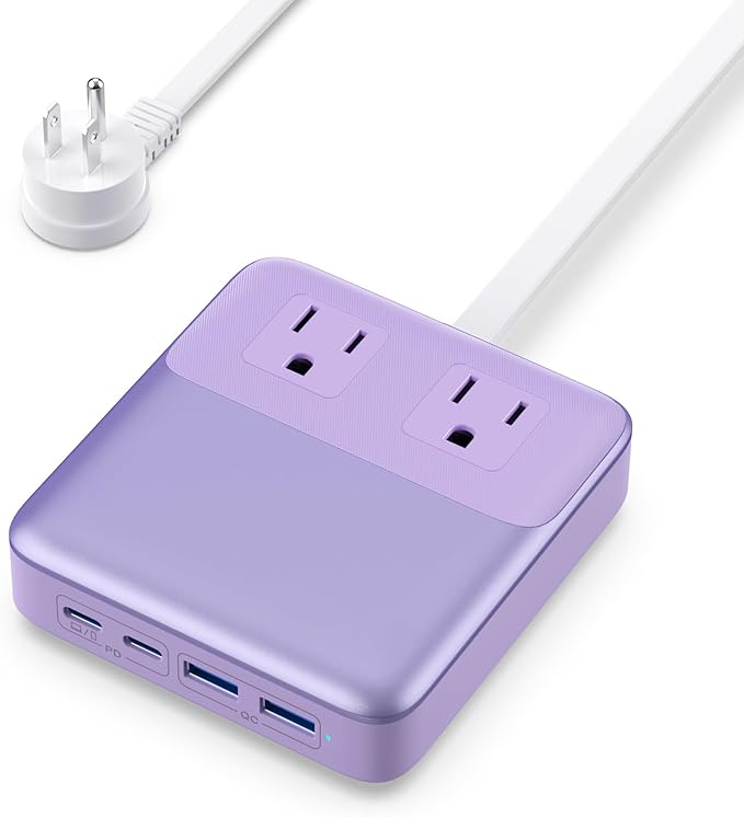 USB C Charger Block, 135W GaN Fast Charging Station Hub, 6-in-1 USB C Power by Feob