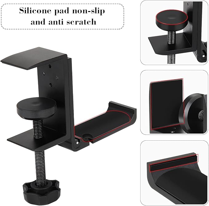 NCHONHONG Headphone Holder Under Desk Hook - Image 3
