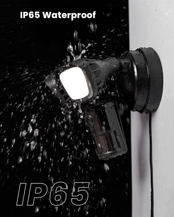 ieGeek Floodlight Camera Outdoor, 2K Wired Home Smart Security Cameras - Image 9