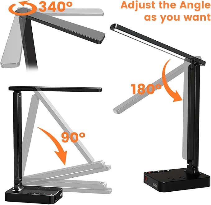 cozoo Desk Lamps for Home Office, Modern LED Desk Lamp for Dorm - Image 7