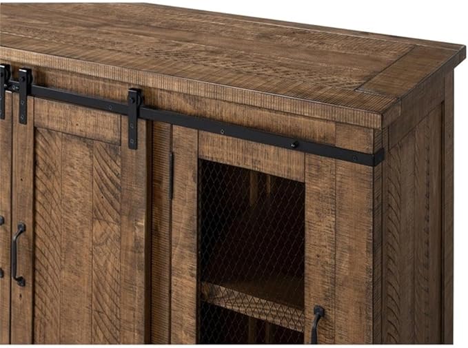 Martin Svensson Home Rustic 65” Solid Wood TV Stand - Image 9