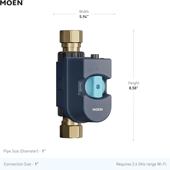 Moen Flo Smart Water Monitor and Automatic Shutoff Sensor, Wi-Fi Connected - Image 23