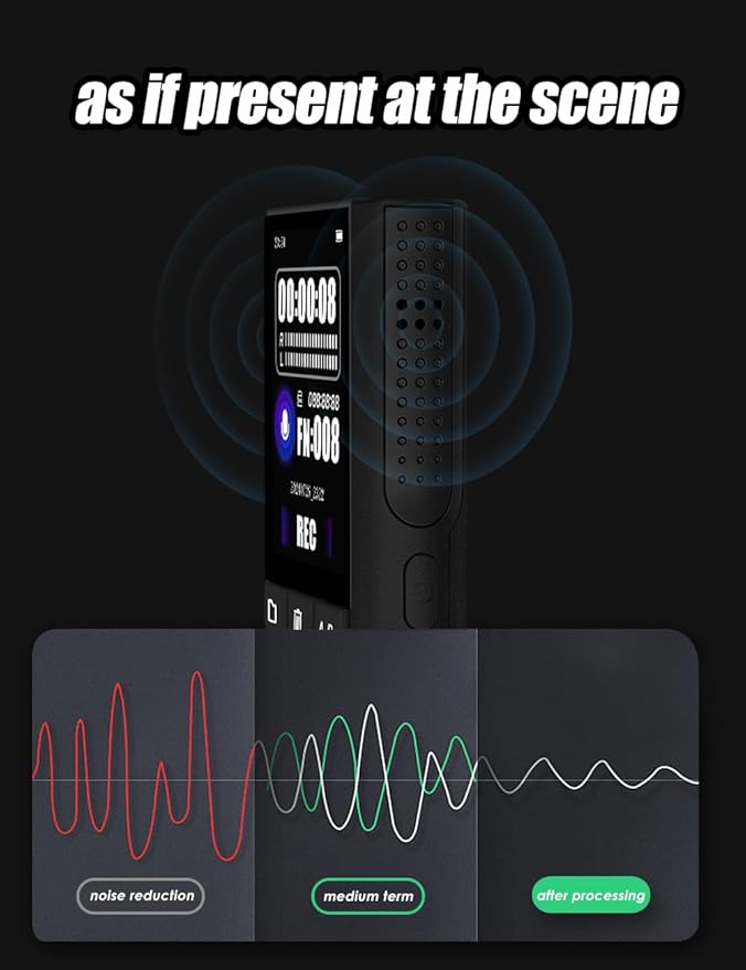 64GB Jaswill Digital Voice Recorder - Image 3