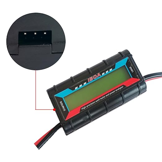Proshopping 150A RC Watt Meter, High Precision Power Analyzer, DC 0-60V Volt - Image 4