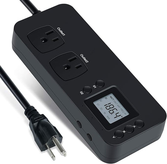 Electricity Usage Monitor, Briidea Power Consumption Watt Voltage Amp Meter by briidea