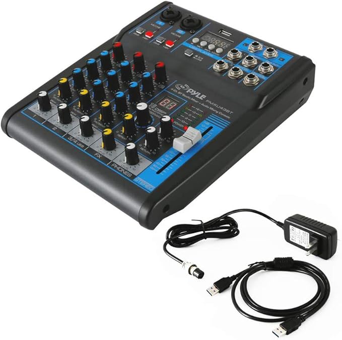 Pyle Professional 4 Channel Audio Mixer - Image 4