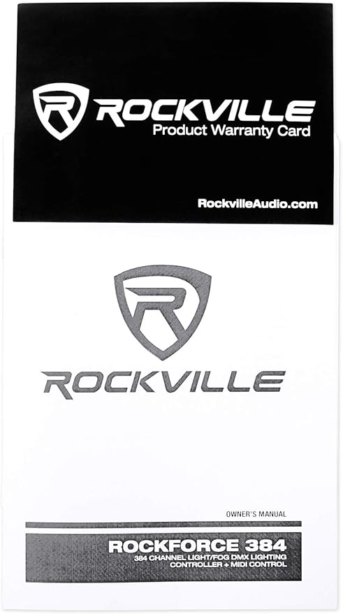 Rockville ROCKFORCE 384 Channel DMX Light/Fog Lighting Controller, MIDI Control - Image 6