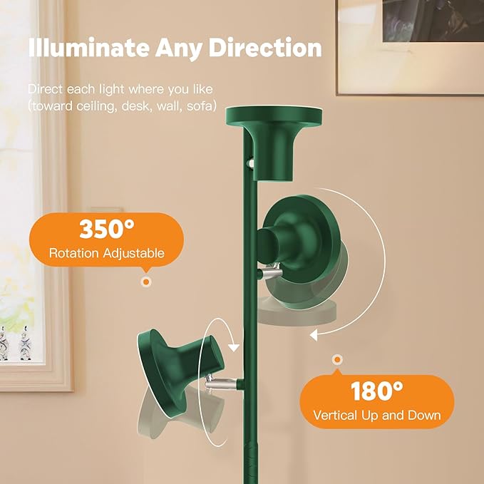 SIBRILLE 36W LED Tree Floor Lamp, Modern Dimmable Standing Lamp - Image 5