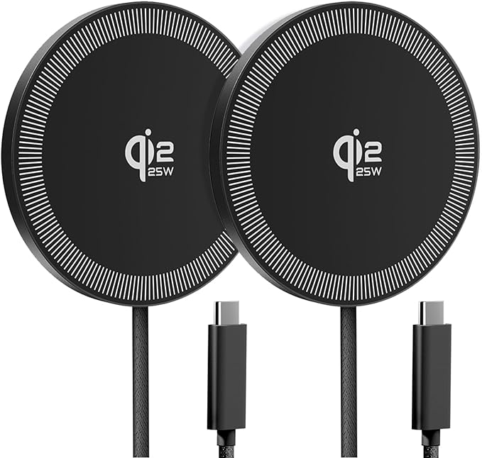 25W Wireless Charger for MagSafe, Qi2.2 Magnetic Fast Charging Pad for iPhone by WAYLITEWirelessCharger