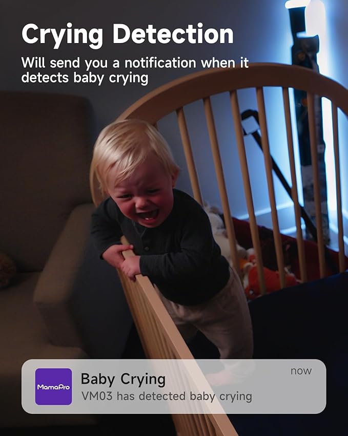 MAMAPRO Baby Monitor with Camera and Audio - Image 2