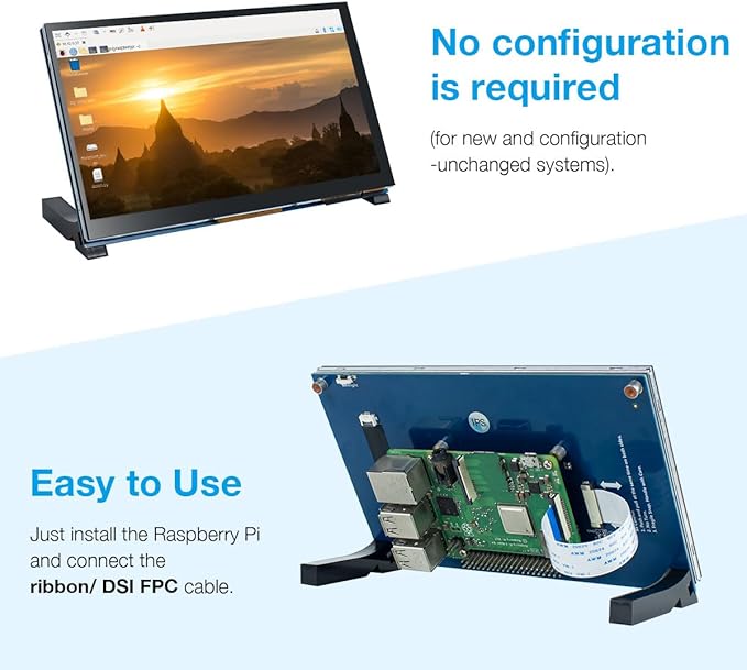 Hosyond 7 Inch Touchscreen IPS DSI Display Compatible - Image 2
