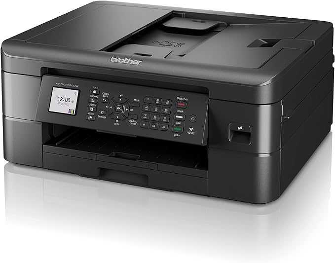 Brother MFC-J1010DW Wireless Color Inkjet All-in-One Printer by Amazon+Renewed