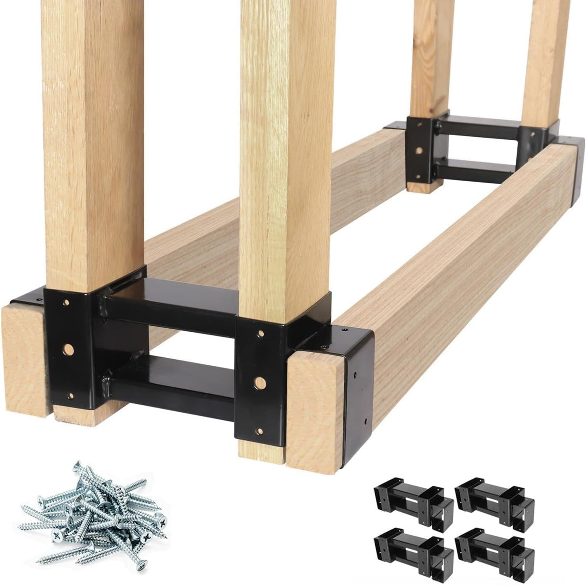 highpro firewood rack outdoor, fire wood racks, fire, main product view