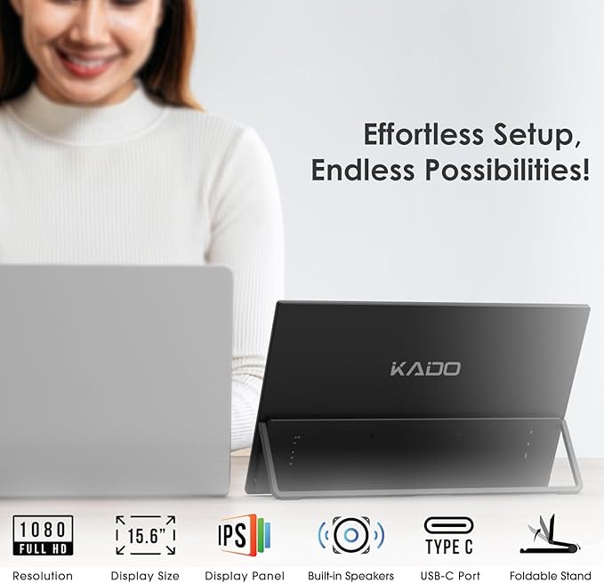 Kado Dual Portable Monitor Setup - Image 8
