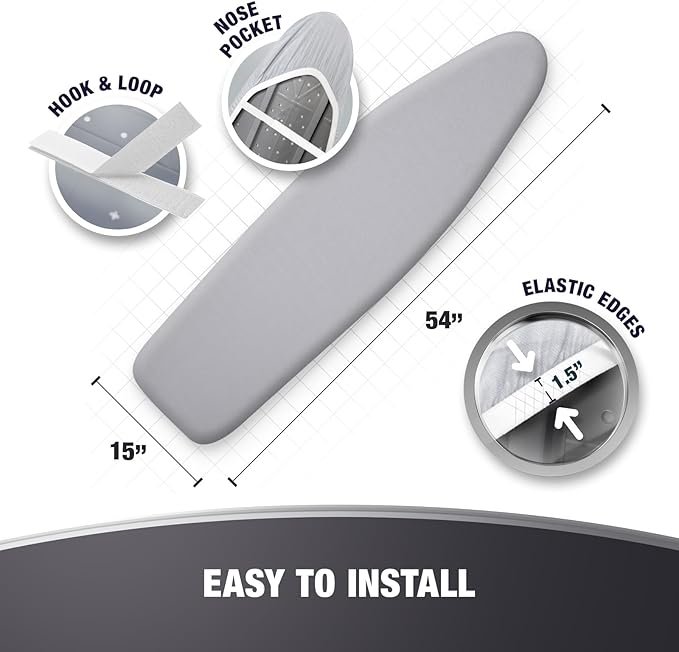 COTTY HOME Extra Thick Ironing Board Covers - Image 5