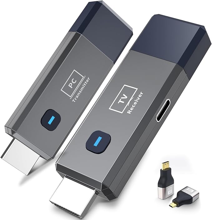 Wireless HDMI Transmitter and Receiver 328ft/100m Extender 4K Decode Input by Unknown