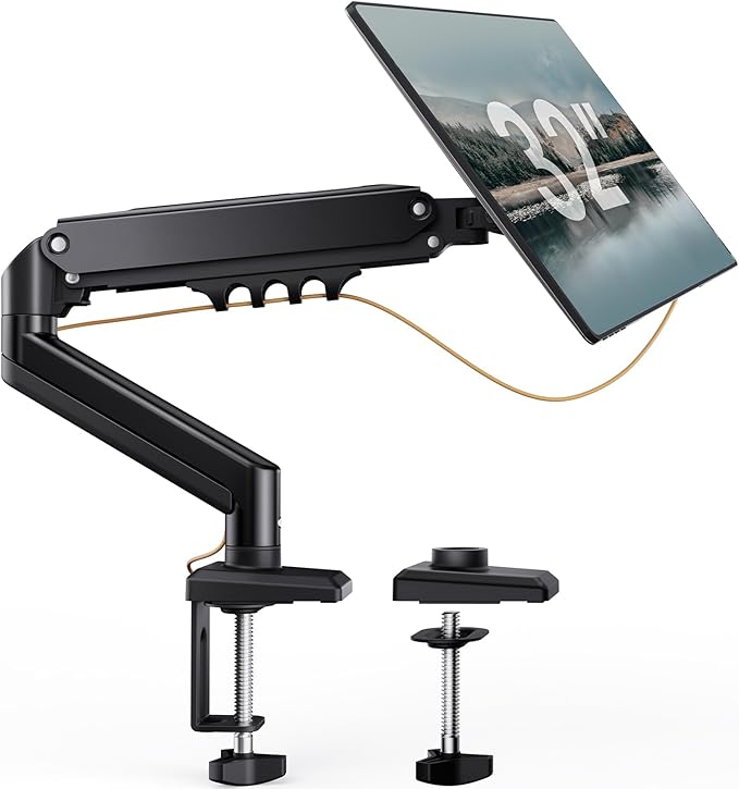 SIAGO Single Monitor Stand, 15 to 32 Inch Monitors Arm, Adjustable Mount by SIAGO