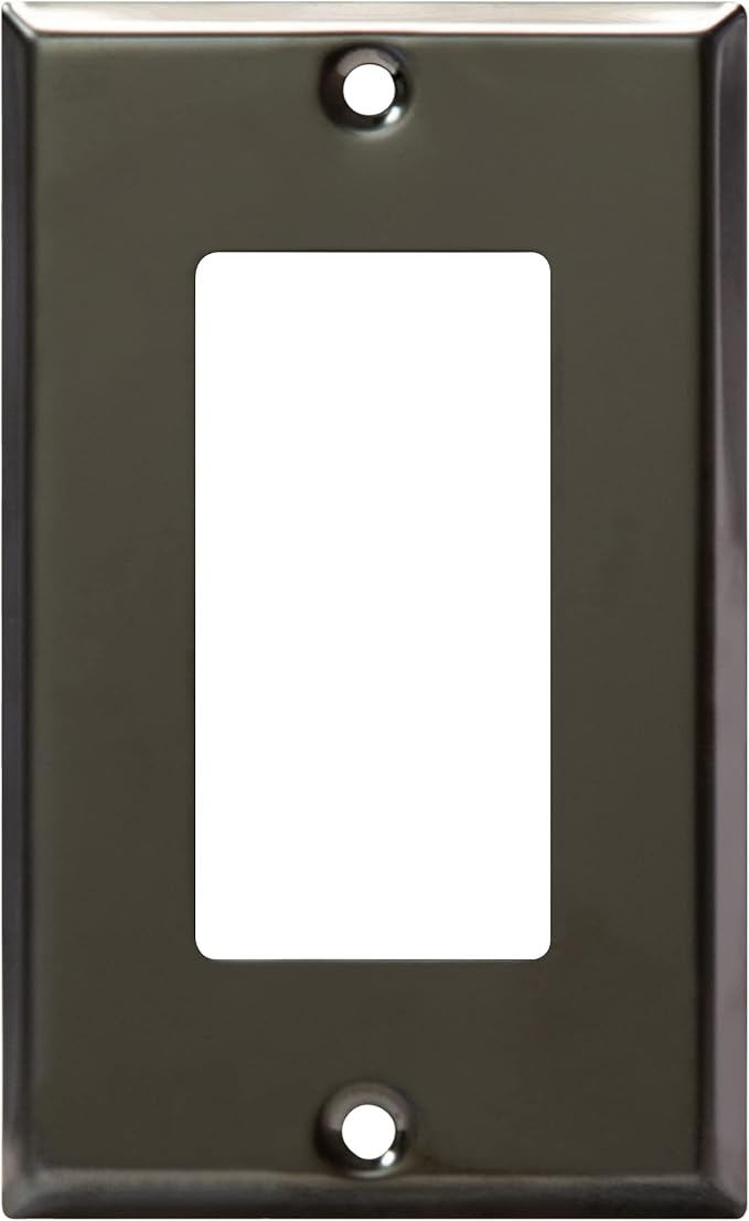 ENERLITES Decorator Switch Metal Wall Plate, Stainless Steel Outlet Cover by Enerlites