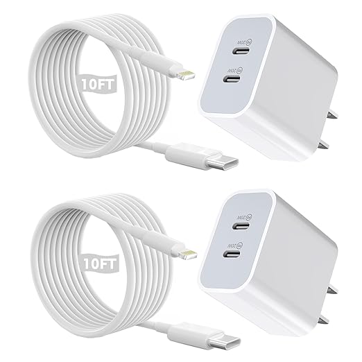 iPhone Charger Fast Charging 10 ft by TrimDish