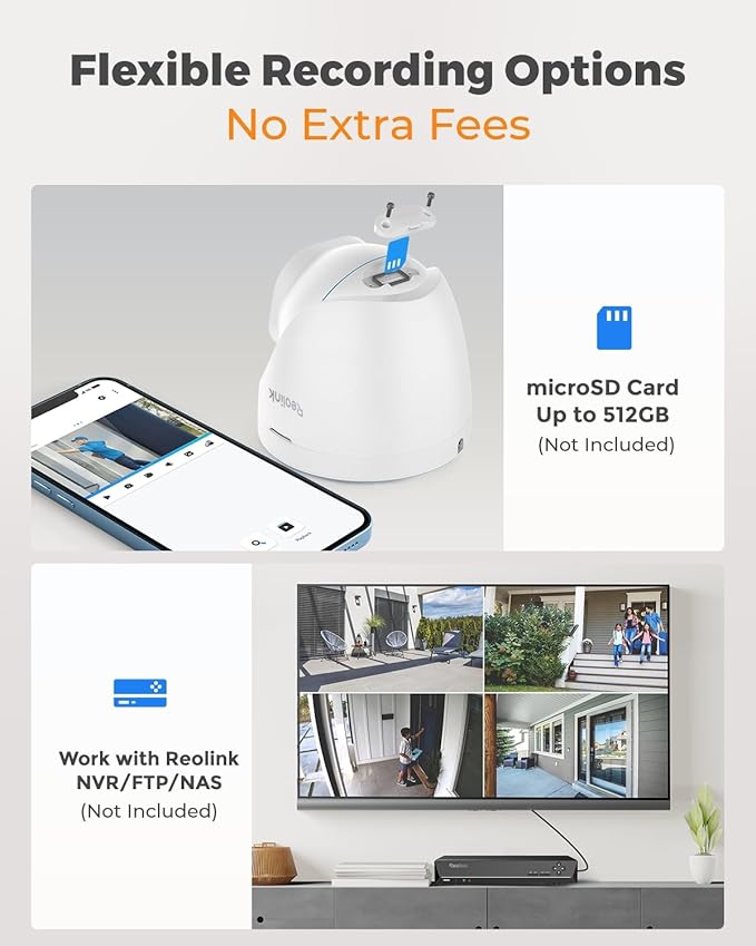 REOLINK 4K Outdoor Cameras for Home Security, IP PoE Dome Surveillance Camera - Image 4