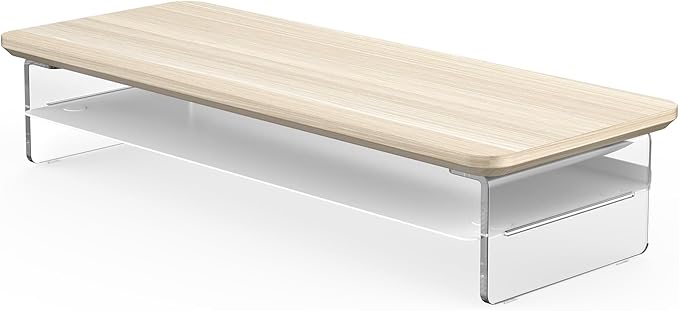 Fenge Acrylic Monitor Stand Riser, 23.6 Inches Monitor Stand - Image 7