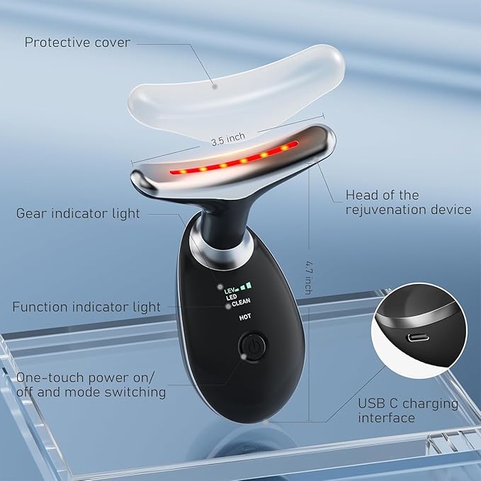 Cocobeen Face Neck Tool for Skin Care, Electric Neck Face Lifting Device for - Image 8