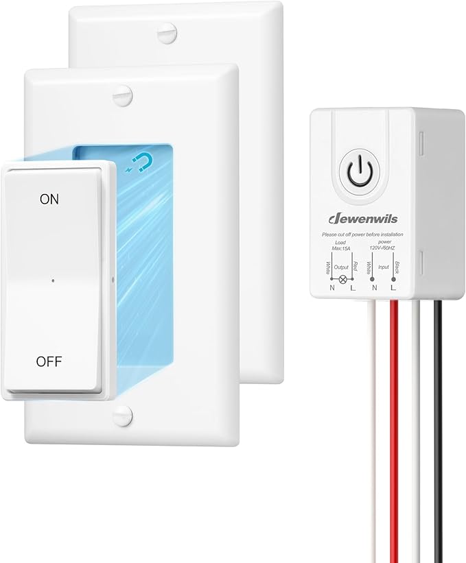 DEWENWILS Wireless Light Switch and Receiver Kit, No Wiring, No Interference - Image 7