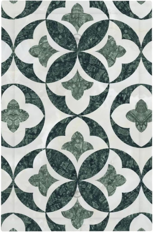 Bvtewkhz Green Luxury Modern Cubic Marble No Device Single Blank Decorative by Unknown