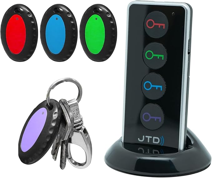 Key Finder with 100dB Loud Sound & 4 Receivers by JTDHome