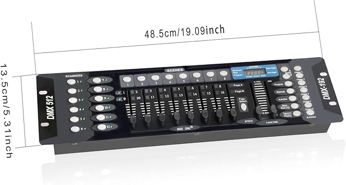 DMX Controller for dj Lights Dmx512 Light Controllers 192 Channel DMX Board - Image 4