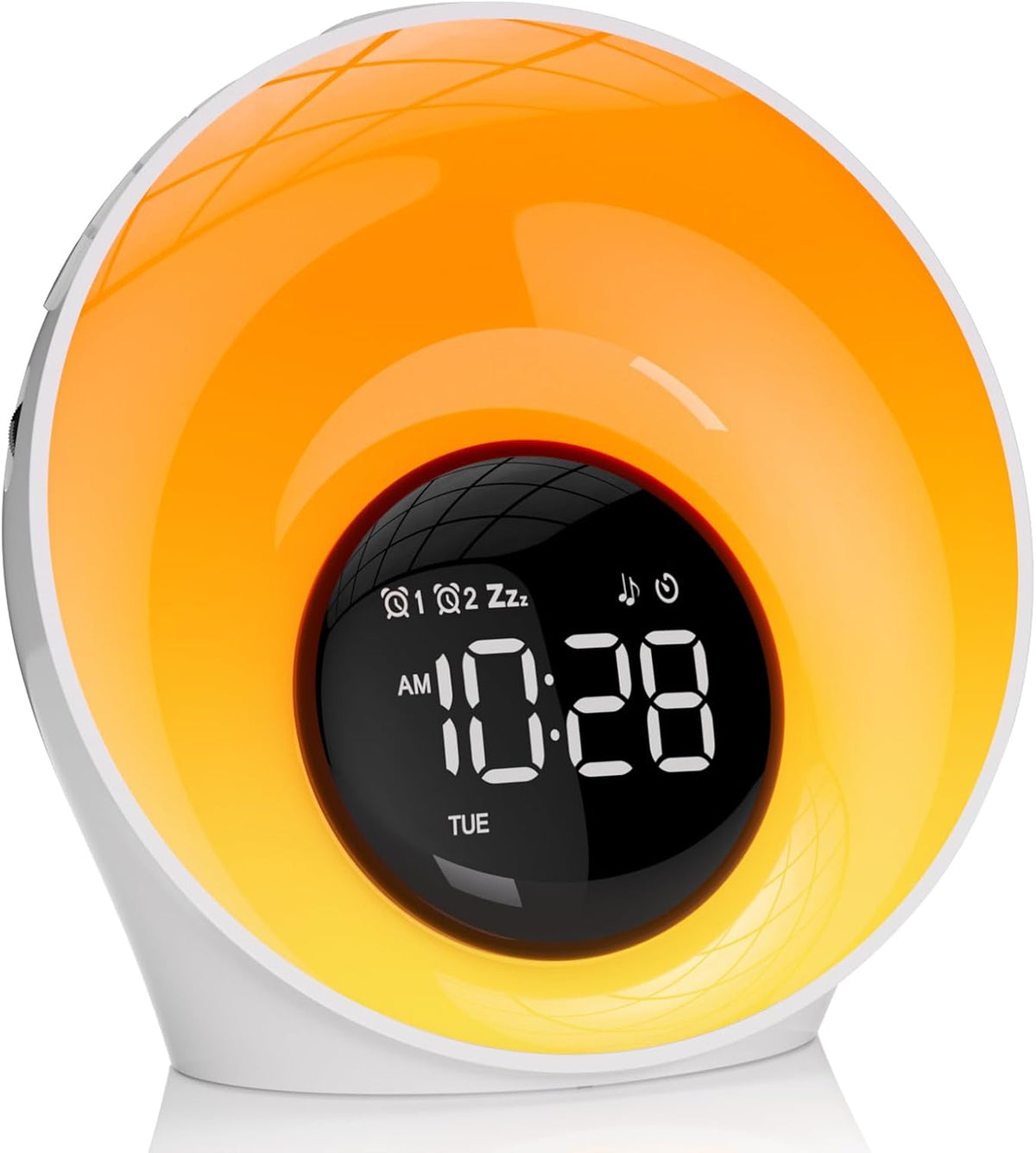 Wake Up Light Sunrise Alarm Clock, Night Lights, Dual Alarms, Bedside Lamp