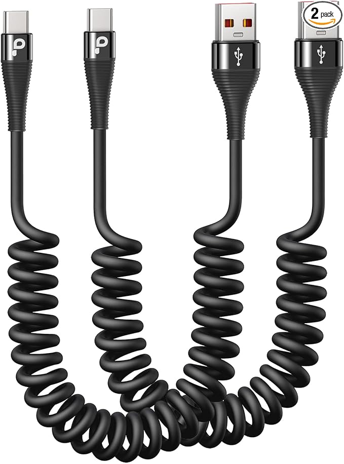 USB C Cable Fast Charging, USB-C Charging Cord Compatible by PRAKIE
