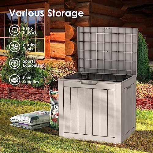drato deck boxes, 30 gallon outdoor storage box, close-up detail