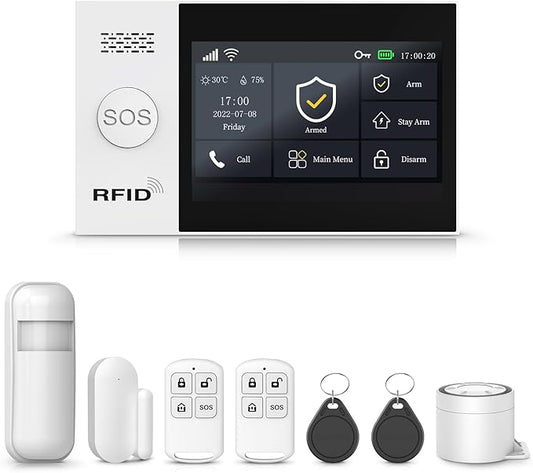 PGST Wireless Door Alarm Systems, DIY Motion Detector, Door Sensors, 4G by PGST