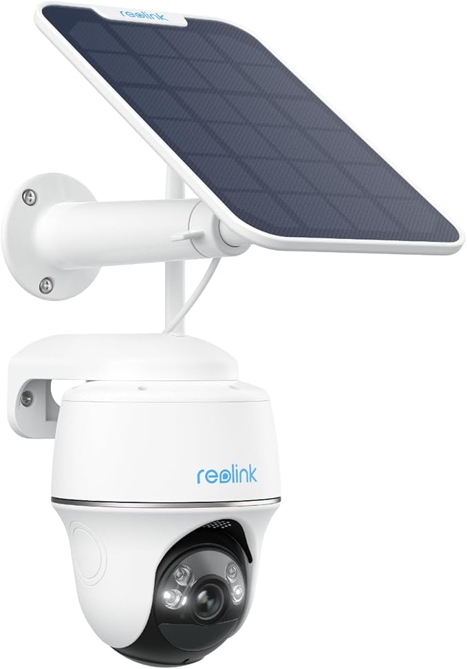 REOLINK Security Cameras Wireless Outdoor, Pan Tilt Solar Powered, 5MP 2K+ by REOLINK