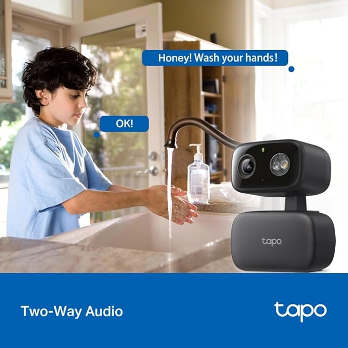 Tapo 1080p Pan/Tilt Indoor/Outdoor Security Camera – Free Person/Baby Cry - Image 9