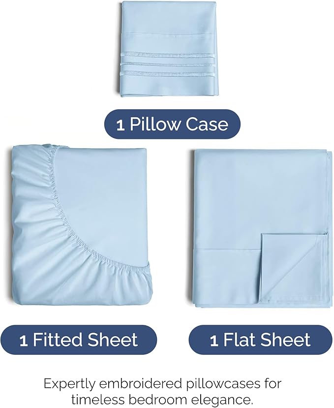 Twin XL Size 3 Piece Sheet Set - Image 2