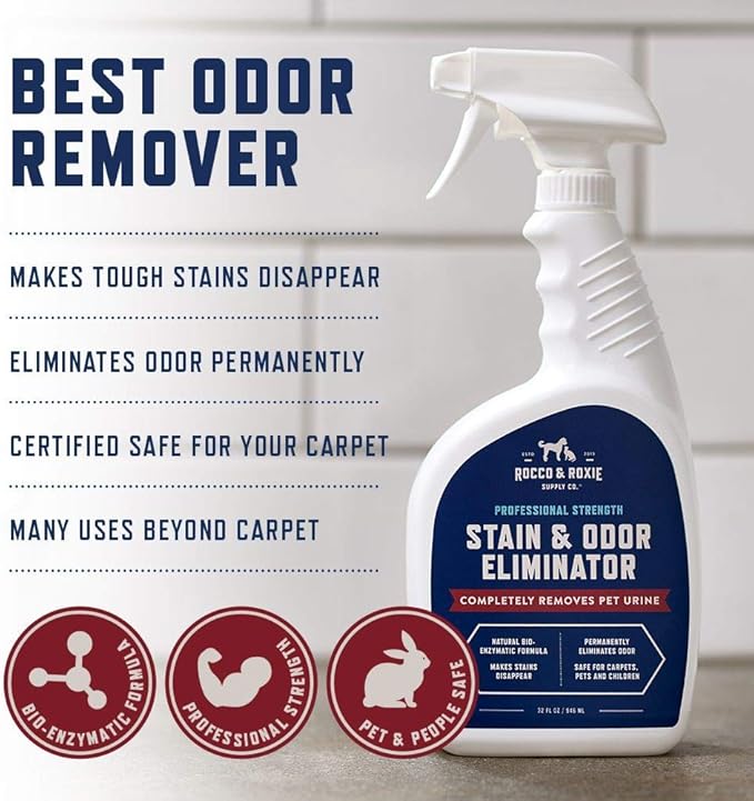 Rocco & Roxie Supply Co. Stain & Strong Odor Eliminator, Enzyme Cleaner - Image 2