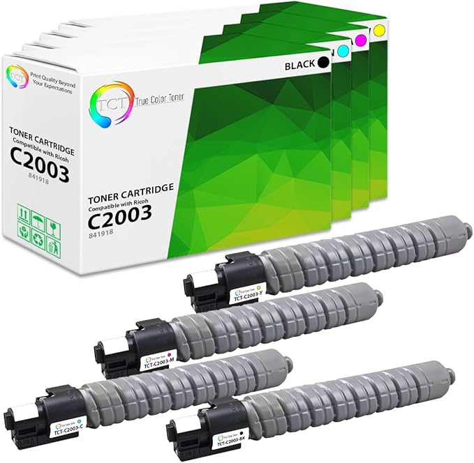 TCT C2003 Toner Cartridge 4 Pack by TCT