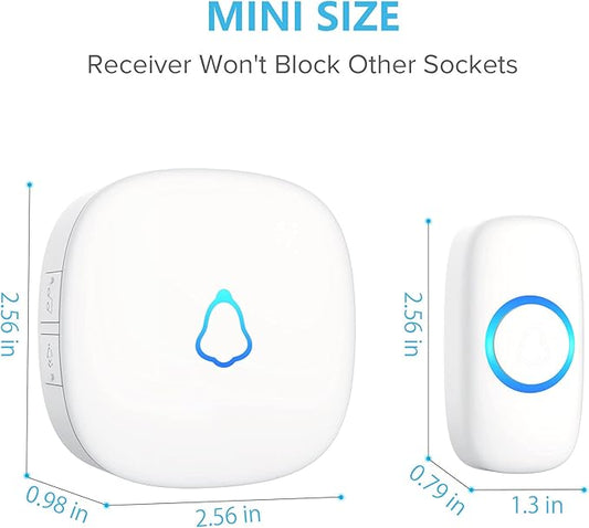 SECRUI Wireless Doorbell, Mini Door Bell - Image 2