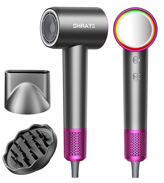 SHRATE Professional High Speed Ionic Hair Dryer | Ultra-Fast Drying | 500 by SHRATE