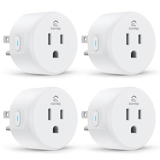 EIGHTREE Smart Plug, WiFi Outlet Works by EIGHTREE-SmartLifeEasyHome