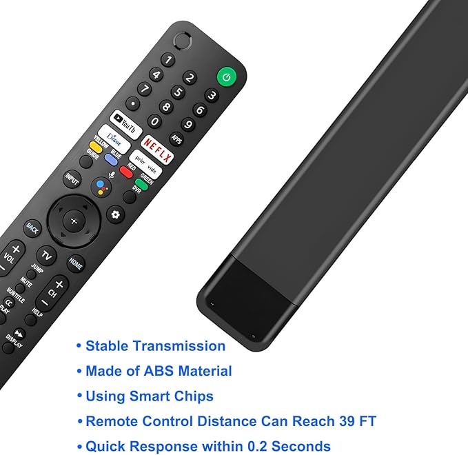 Replacement Voice Remote for Sony TV, for SonyBravia Smart TV - Image 8