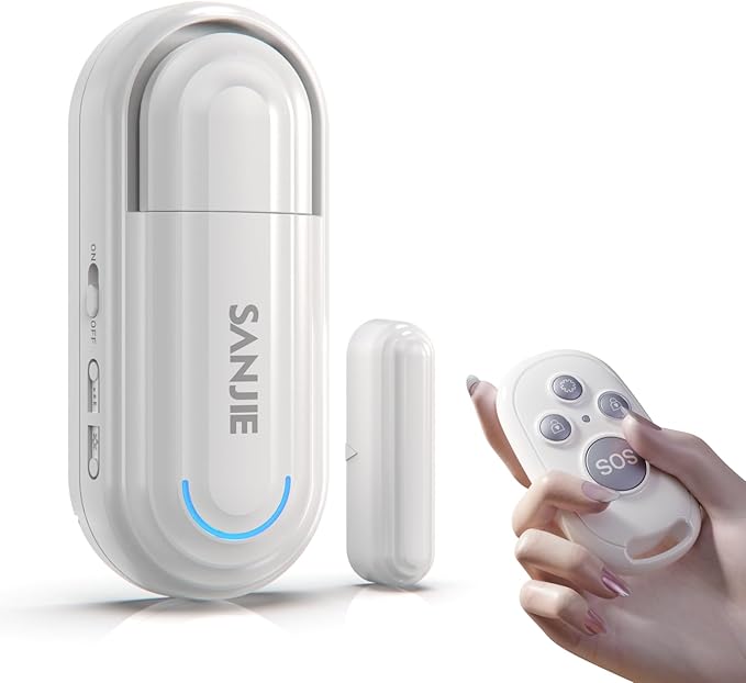 Sanjie Door Alarms for Kids Safety/Home Security/Dementia, Pool Door Alarm by SANJIEGuardSecurity
